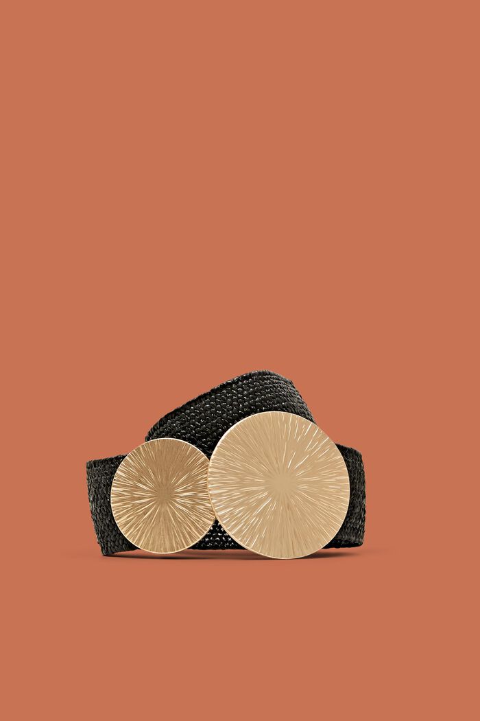 Belts non-leather, BLACK, detail image number 0