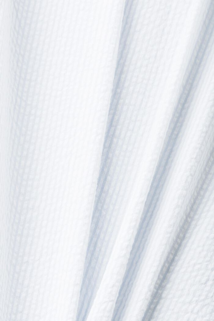 Blusa de sirsaca a rayas, LIGHT BLUE, detail image number 5