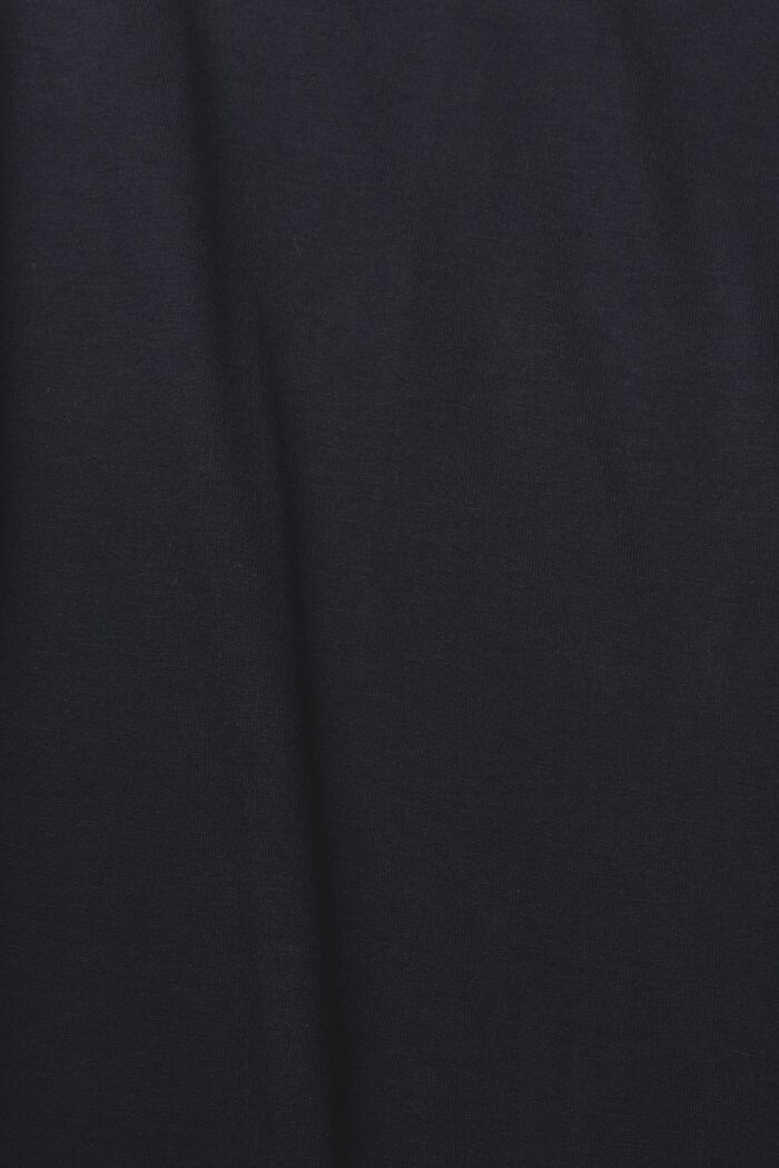 Camiseta con estampado metalizado, LENZING™ ECOVERO™, BLACK, detail image number 1