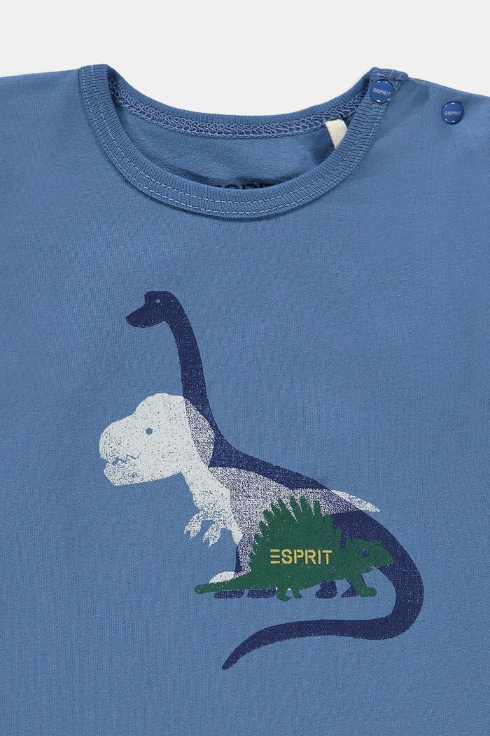 Camiseta con estampado, algodón ecológico, LIGHT BLUE, detail image number 2