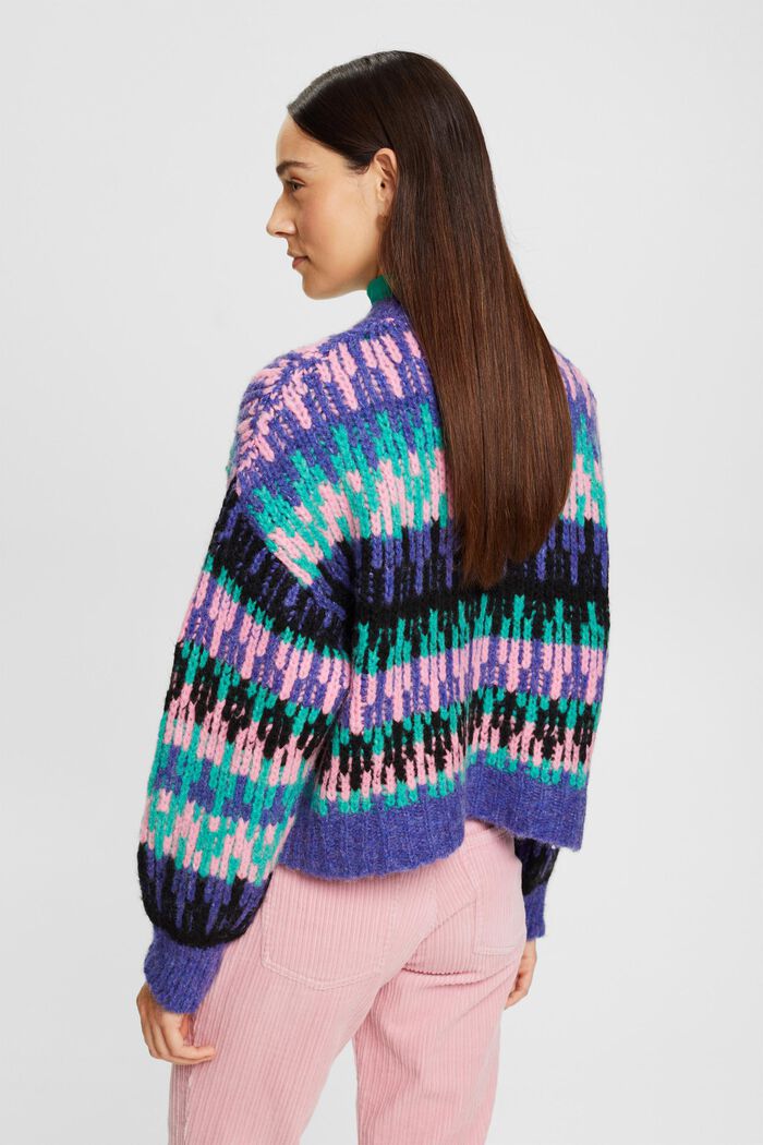ESPRIT - Jersey de mezcla de lana gruesa y multicolor en nuestra tienda  online