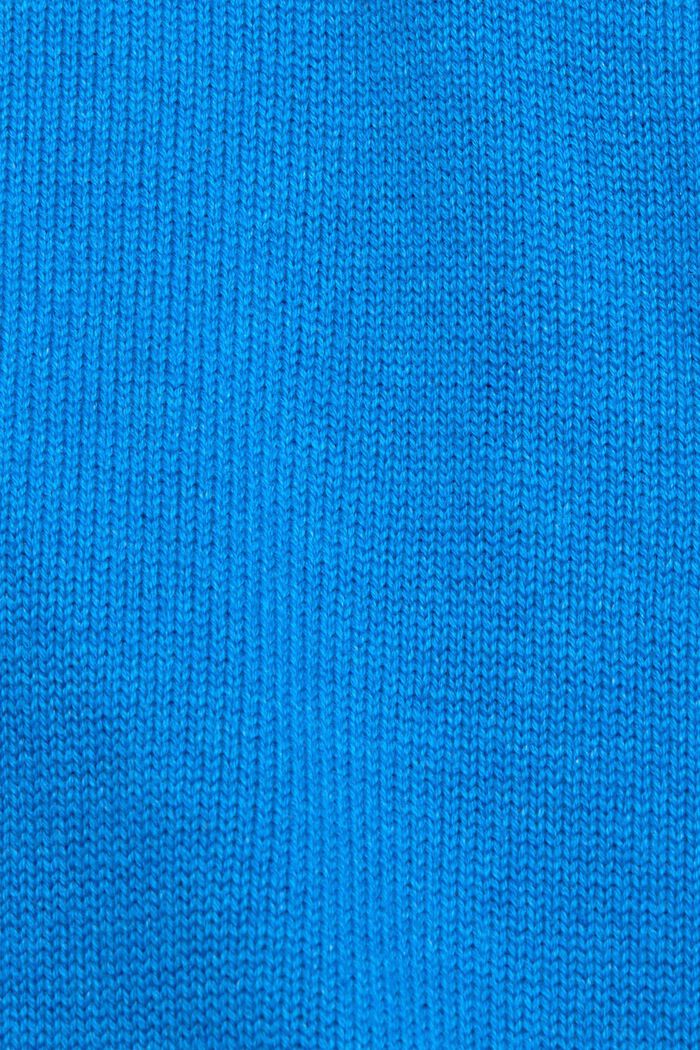 Jersey en punto de algodón sostenible, BRIGHT BLUE, detail image number 5