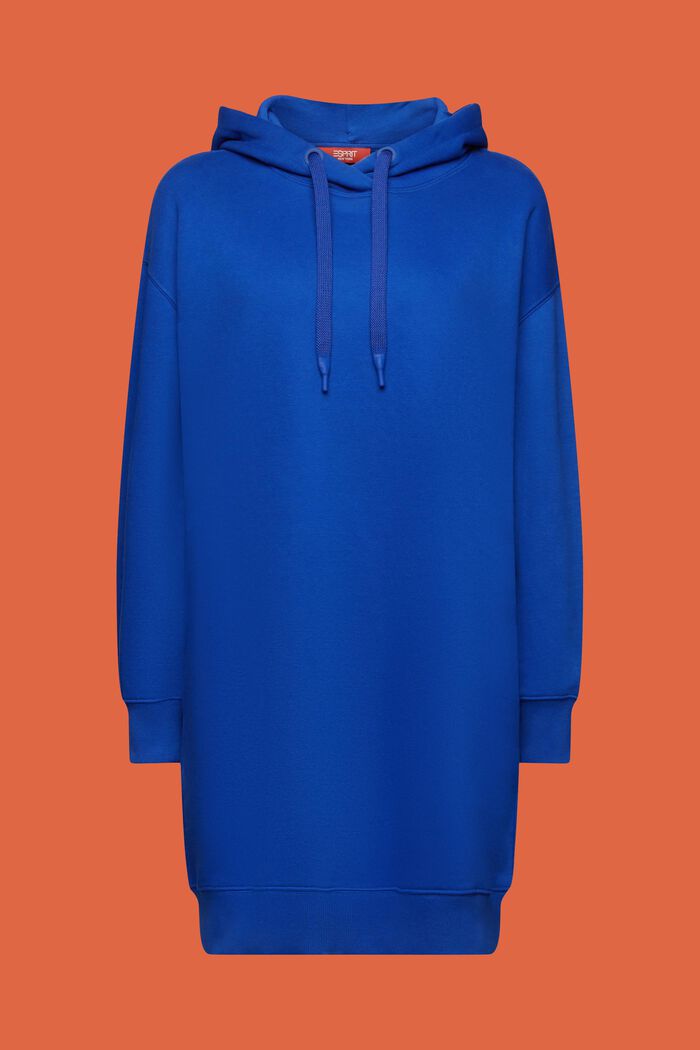 Vestido estilo sudadera con capucha, BRIGHT BLUE, detail image number 5