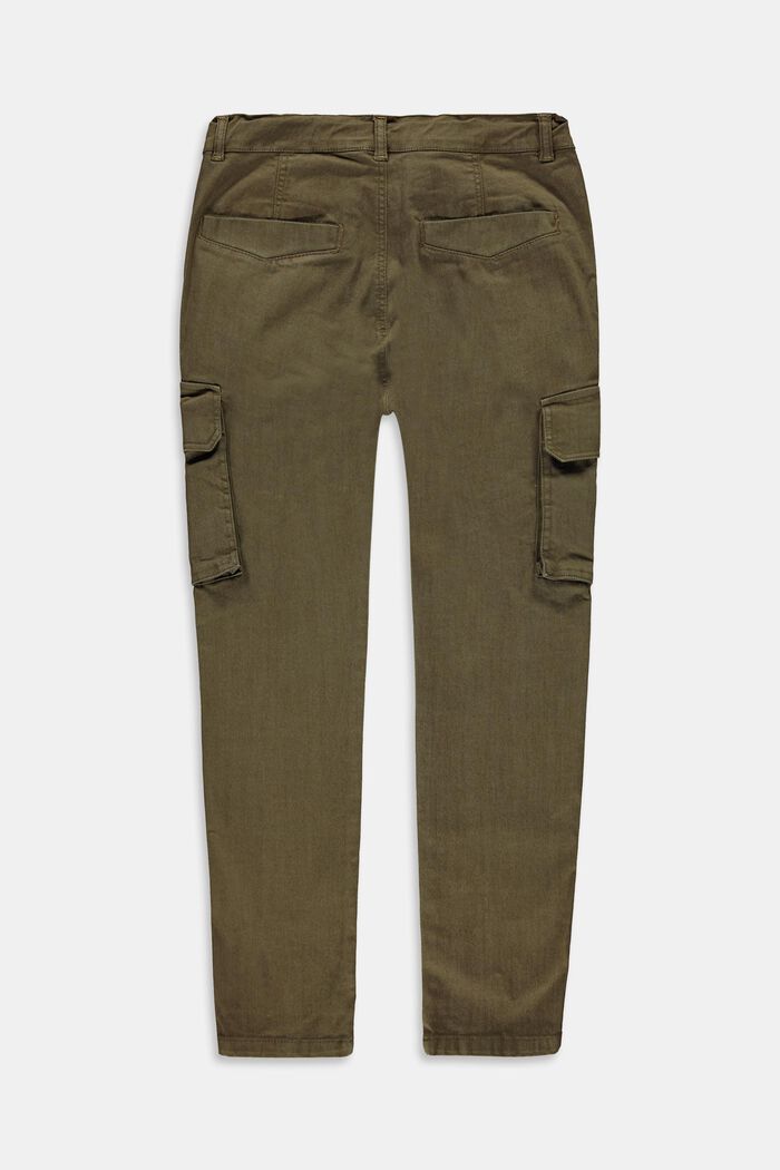 Pantalón estilo cargo con cintura ajustable, OLIVE, detail image number 1