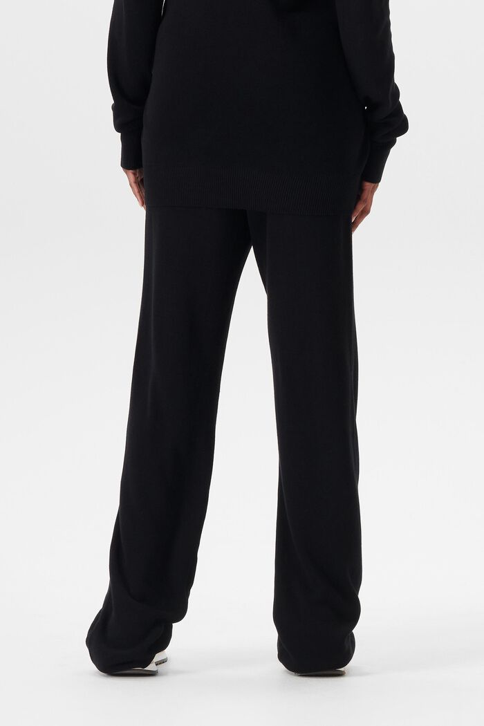 Pantalones de punto con cintura baja, BLACK INK, detail image number 1