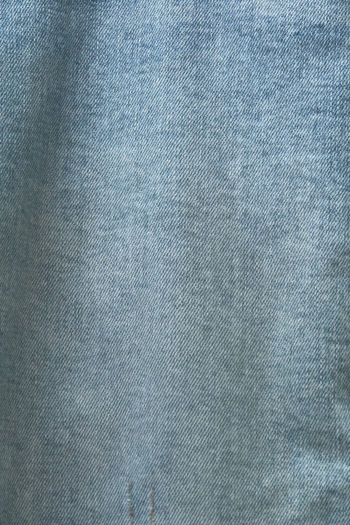 Jeans elásticos mid-rise slim fit, BLUE LIGHT WASHED, detail image number 6