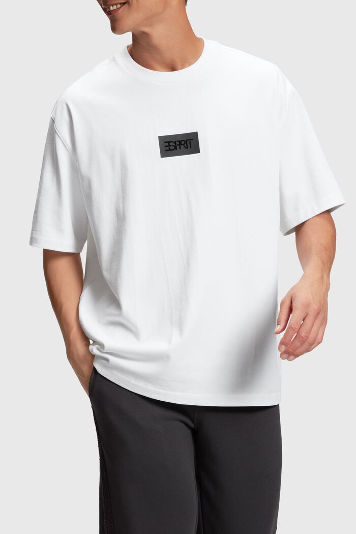 Camiseta de corte cuadrado, WHITE, detail image number 0