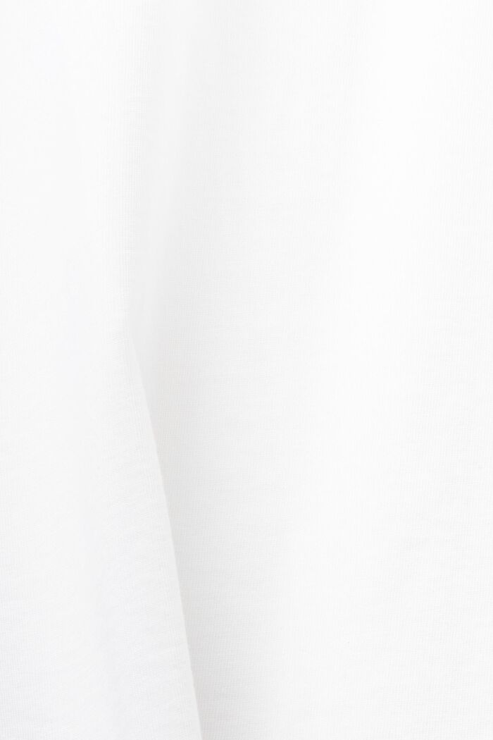 Camiseta unisex estampada punto algodón ecológico, WHITE, detail image number 6
