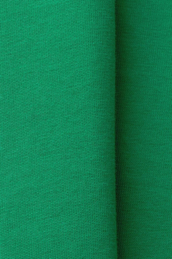 Polo de tejido jersey de algodón con logotipo, EMERALD GREEN, detail image number 4
