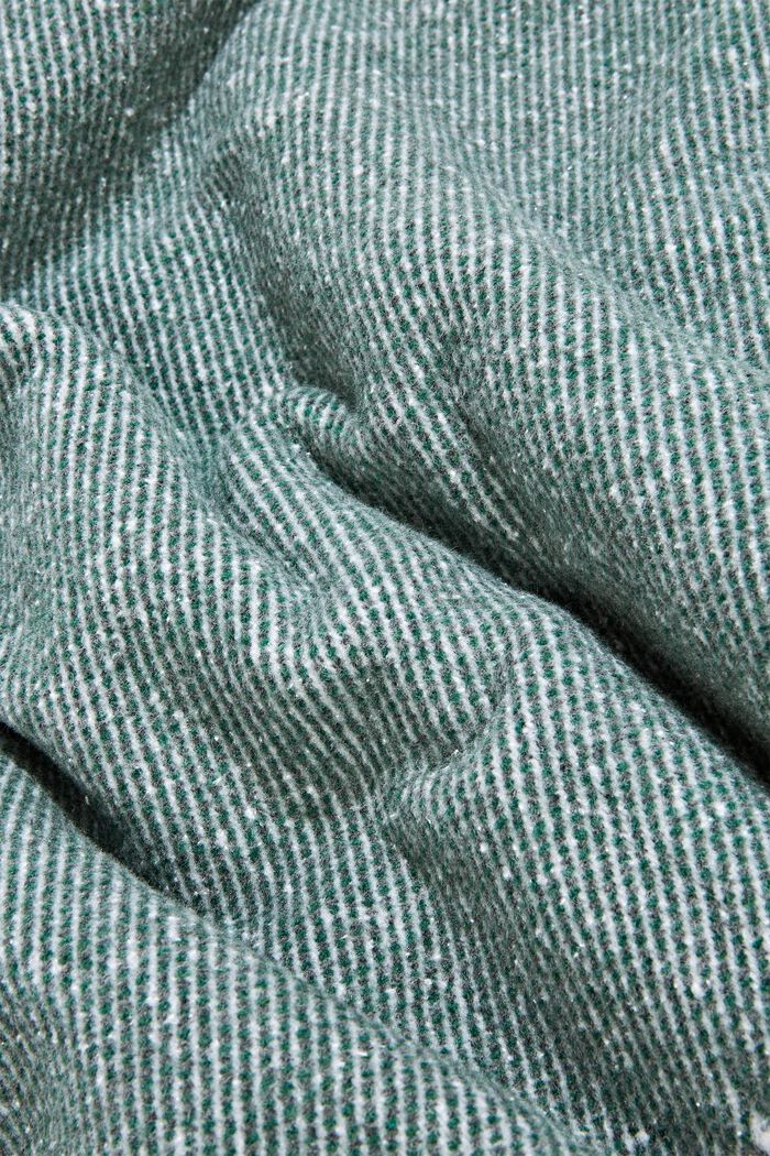 Manta suave de mezcla de algodón, DARK GREEN, detail image number 1