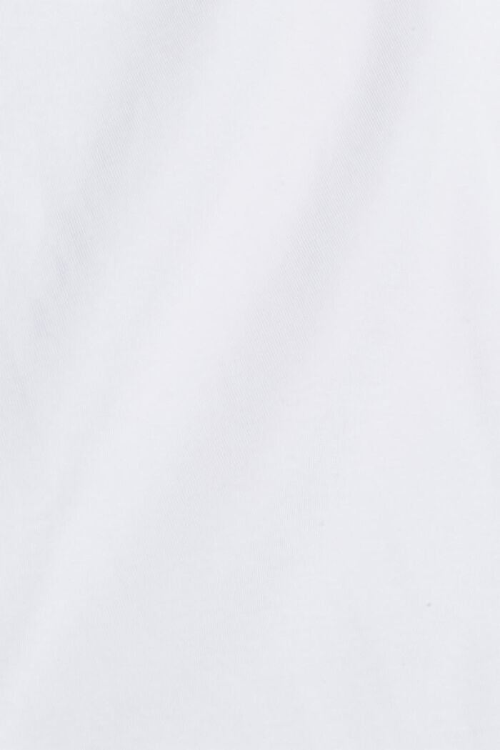 Top de tirantes básico en 100% algodón ecológico, WHITE, detail image number 4