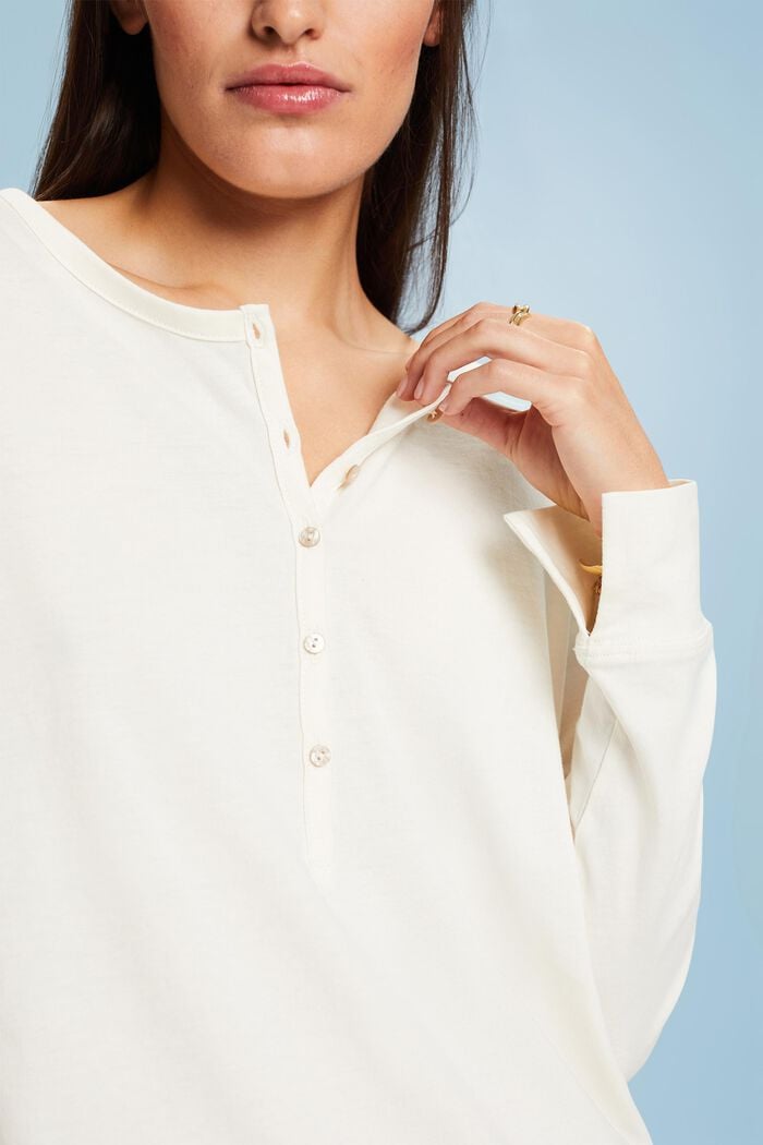 Camiseta de algodón con cuello tunecino, ICE, detail image number 1