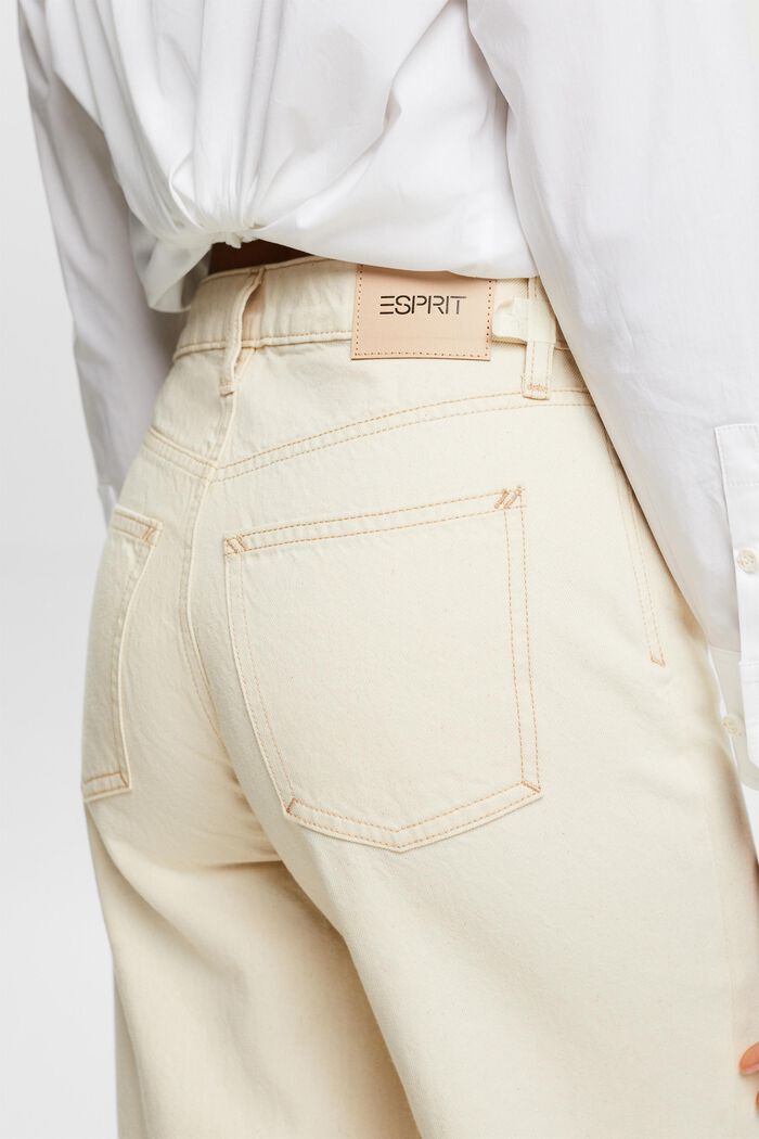 Jeans high-rise retro wide leg, OFF WHITE, detail image number 3