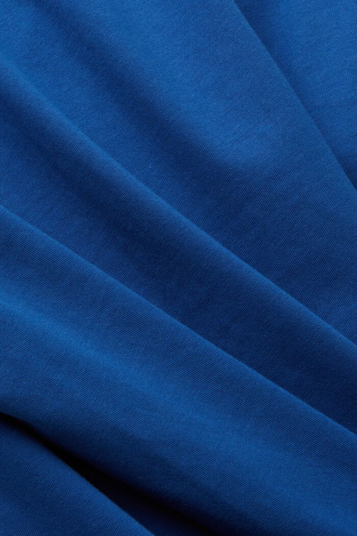 Camiseta de algodón con estampado de delfín, BRIGHT BLUE, detail image number 4