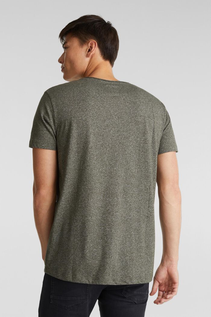 Reciclada: camiseta con algodón ecológico, OLIVE, detail image number 3