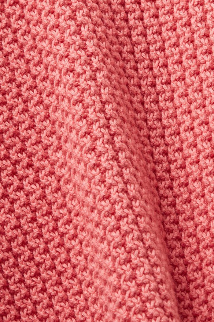 Jersey de punto con cuello redondo, PINK, detail image number 4