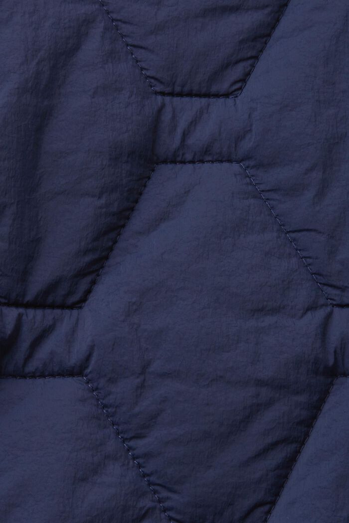 Reciclada: chaqueta acolchada ligera, NAVY, detail image number 6