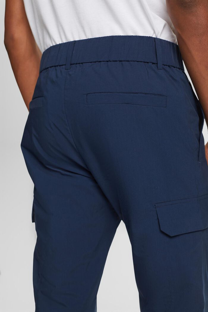 Pantalón cargo con cintura elástica, NAVY, detail image number 4