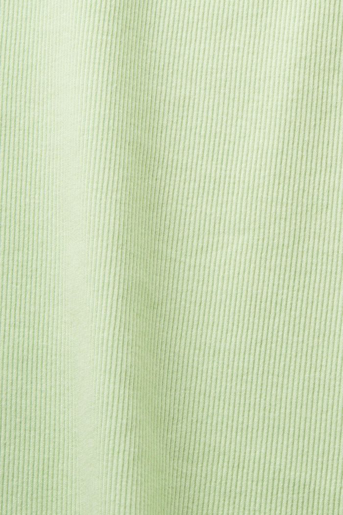 Camiseta con logotipo de strass, LIGHT GREEN, detail image number 6