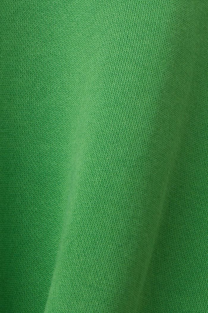Sudadera lisa de corte normal, GREEN, detail image number 4