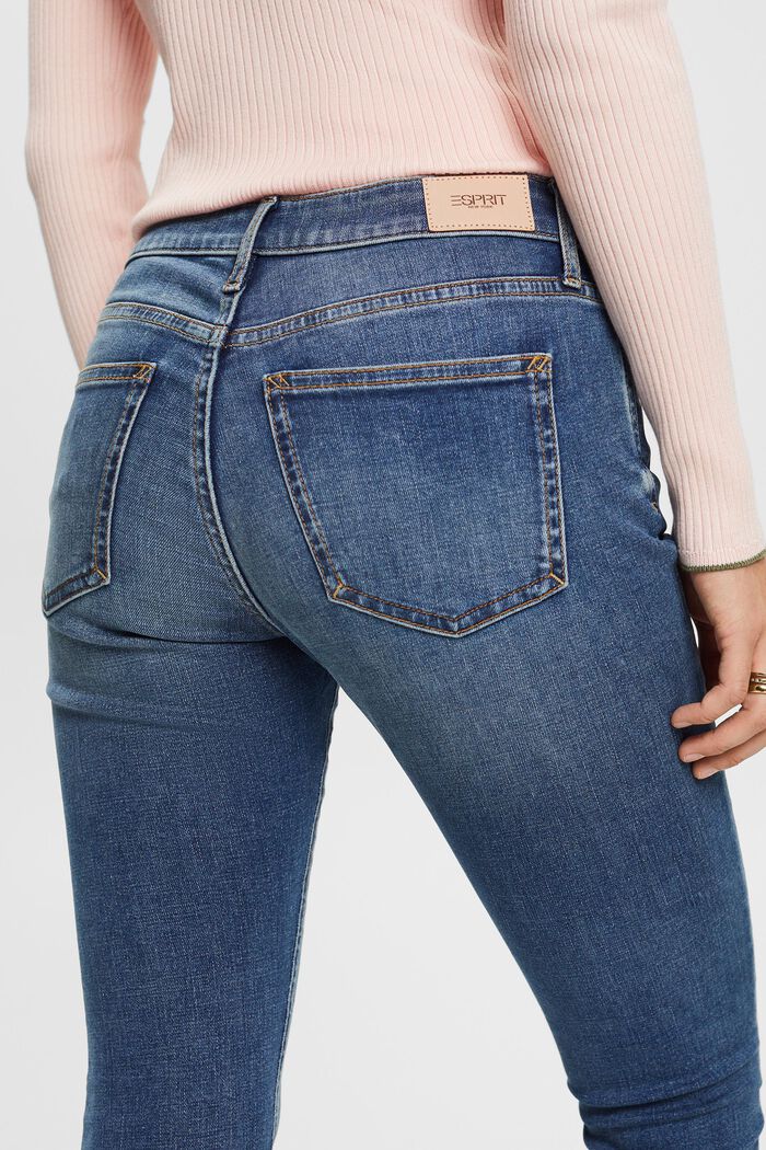 Jeans mid-rise skinny, BLUE MEDIUM WASHED, detail image number 2