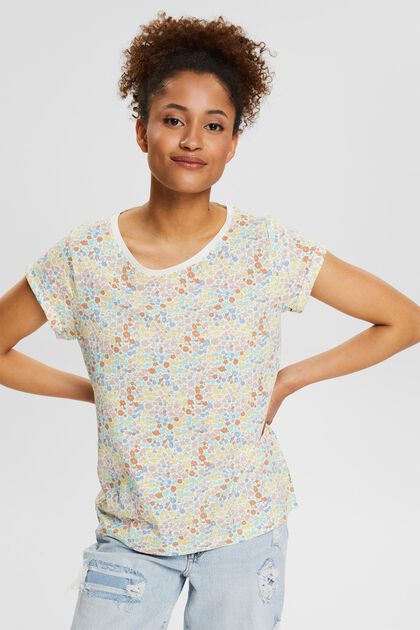 Camiseta con estampado, 100 % algodón ecológico, NEW OFF WHITE, overview