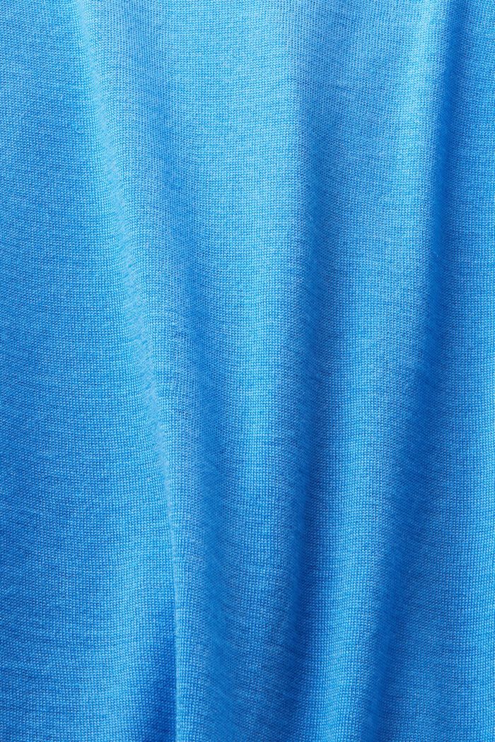 Cárdigan de cachemira jaspeado, BLUE, detail image number 5