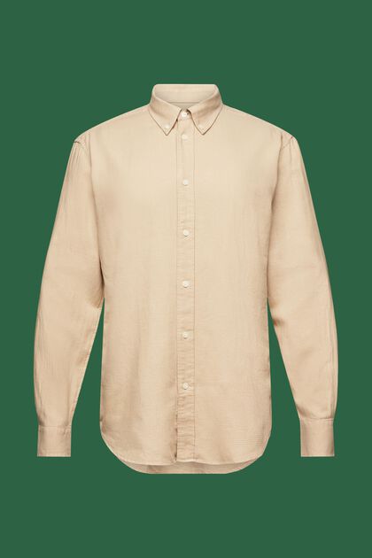 Mini camisa de cuadros de algodón de corte normal