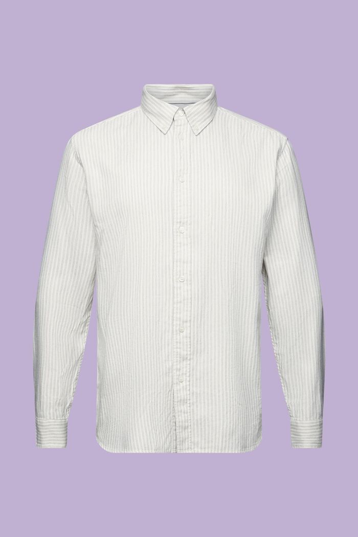 Camisa de franela de algodón con diseño de raya diplomática, ICE, detail image number 6