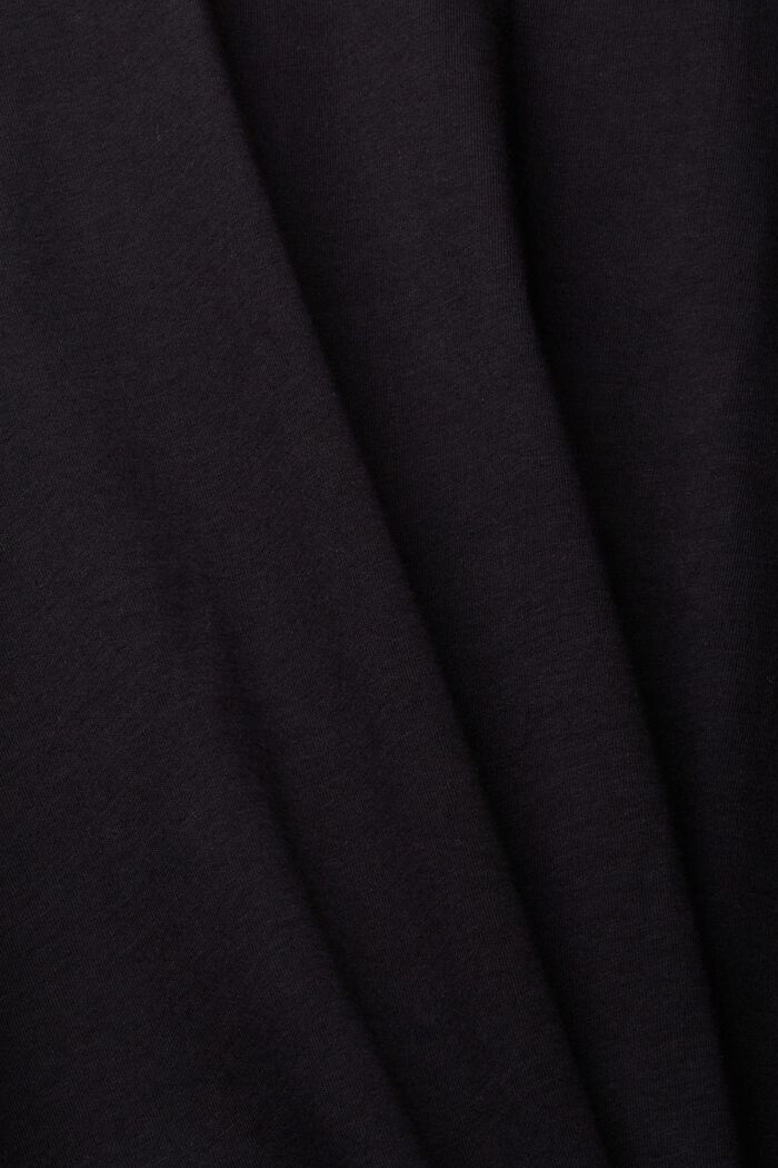 Camiseta unicolor, BLACK, detail image number 1