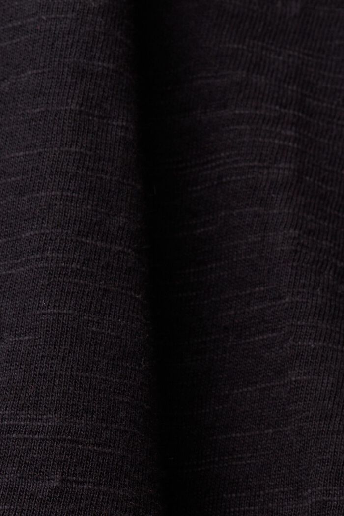 Vestido de tejido jersey con mangas bordadas de encaje, BLACK, detail image number 5