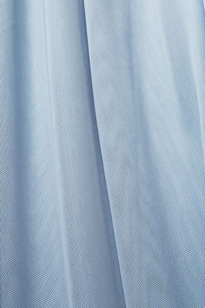 Vestido de malla con cintura elástica, LIGHT BLUE LAVENDER, detail image number 5