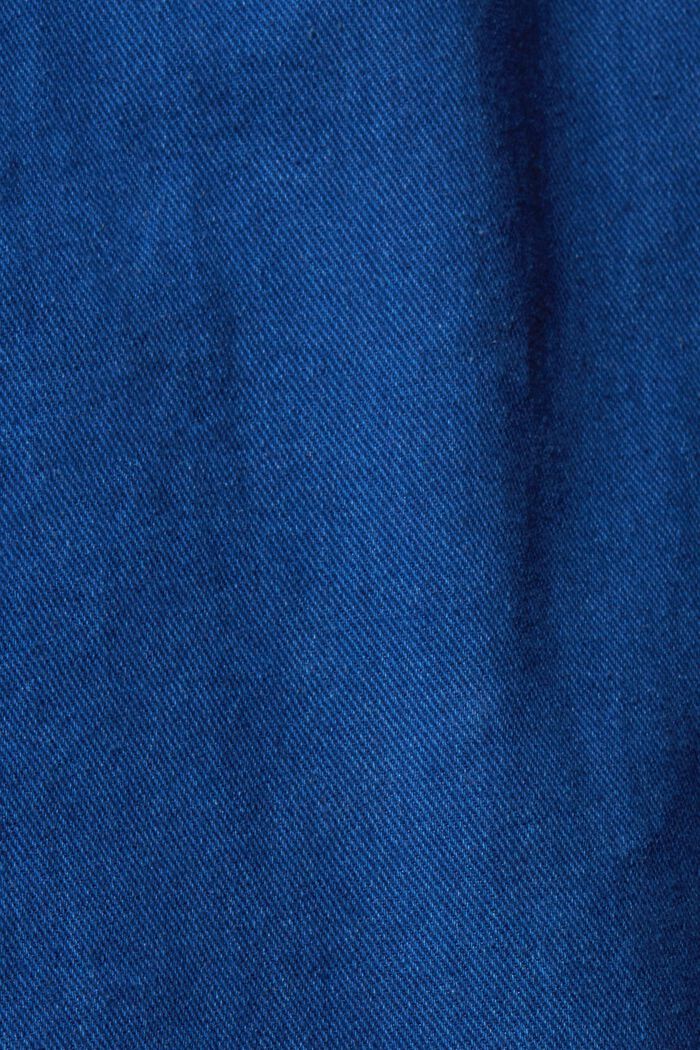 Camisa de sarga firme, DARK BLUE, detail image number 5