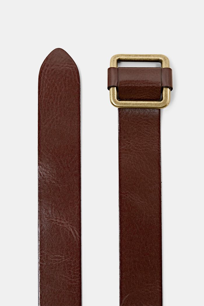 Cinturón de cuero, BORDEAUX RED, detail image number 1