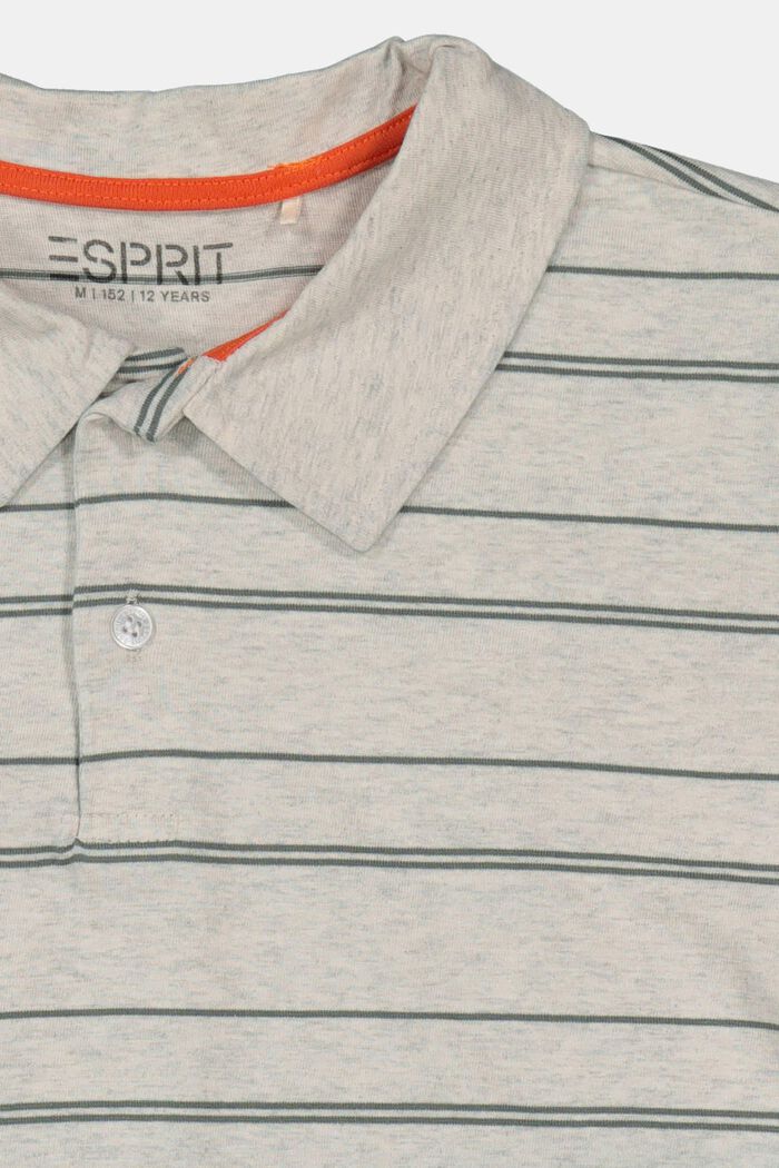 Polo de jersey con efecto desteñido:, SILVER, detail image number 2