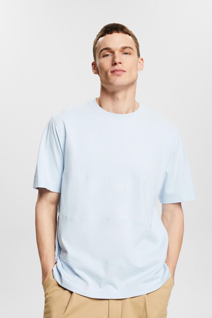 Camiseta de manga larga en algodón ecológico, LIGHT BLUE, detail image number 0