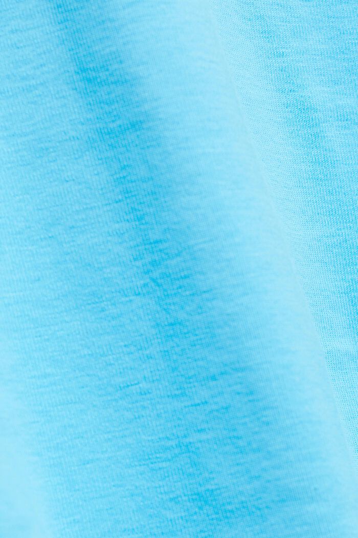 Camiseta de algodón, TURQUOISE, detail image number 4