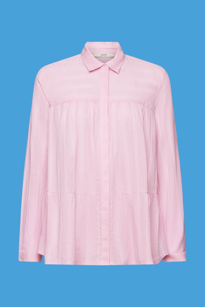 Blusa de algodón con volantes, LILAC, detail image number 6