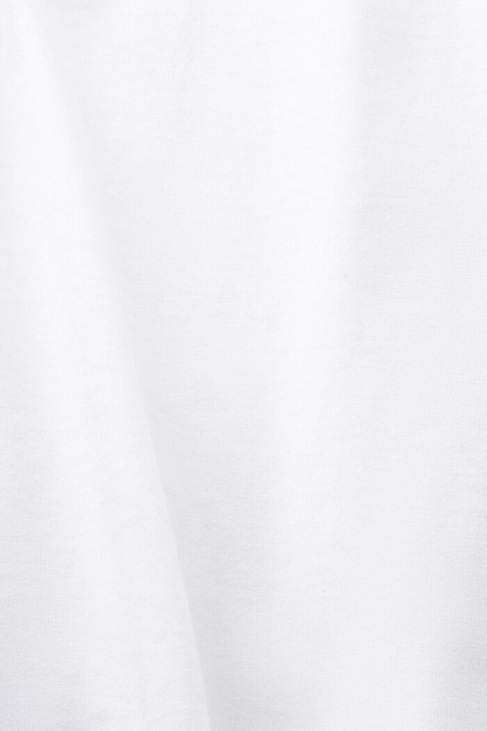 Camiseta con estampado geométrico, WHITE, detail image number 4