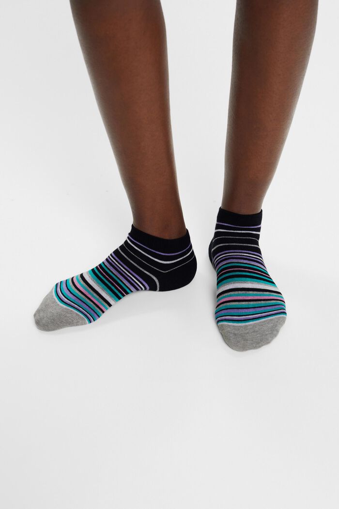Pack de 2 pares de calcetines de algodón ecológico, BLACK, detail image number 2