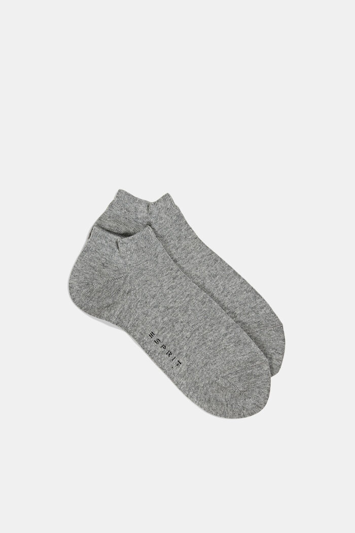 Pack de 2 pares de calcetines deportivos, mezcla de algodón ecológico, LIGHT GREY MELANGE, detail image number 0