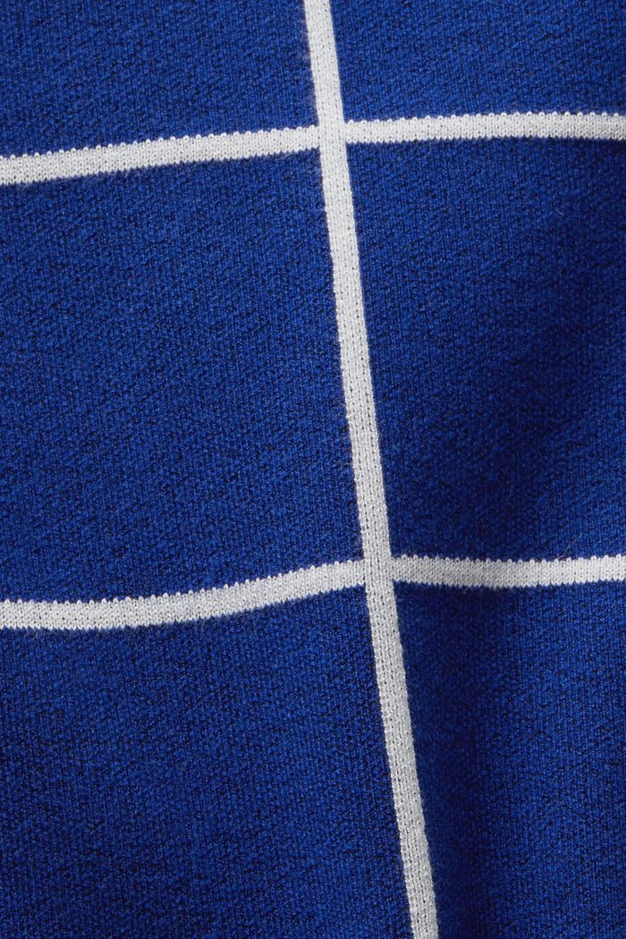 Minifalda de punto jacquard, BRIGHT BLUE, detail image number 6
