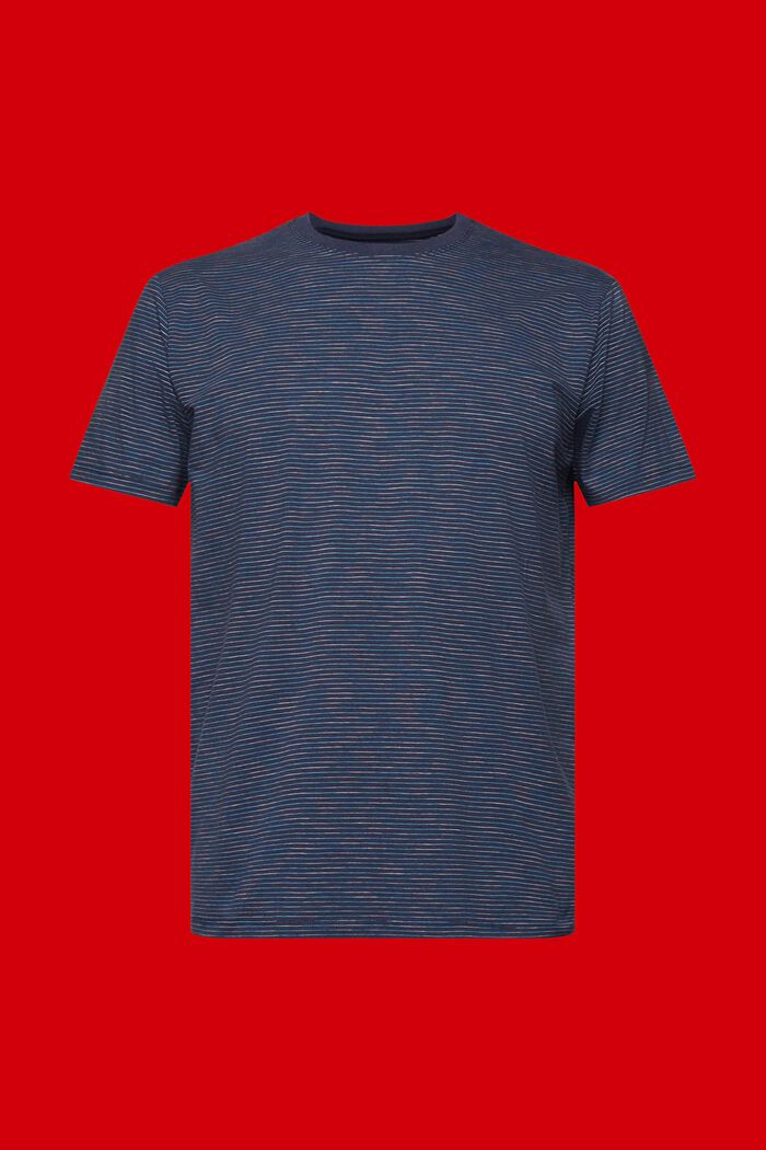 Camiseta de rayas finas, NAVY, detail image number 5