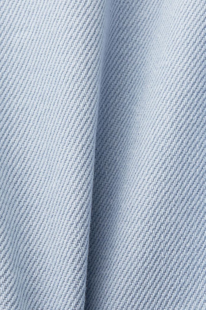 Pantalón corto vaquero de talle alto con dobladillo enrollado, LIGHT BLUE LAVENDER, detail image number 6