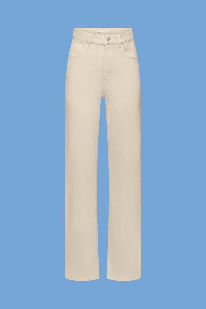 Jeans high rise straight leg, LIGHT TAUPE, detail image number 5