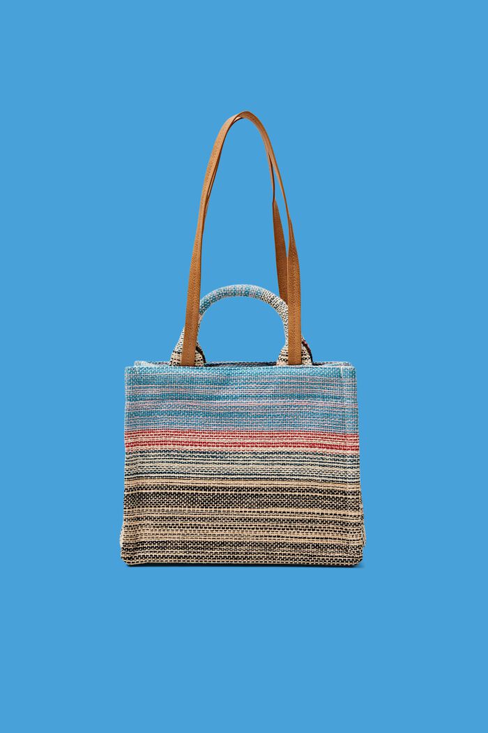 Bolso shopper pequeño con diseño multicolor, MULTICOLOUR, detail image number 0