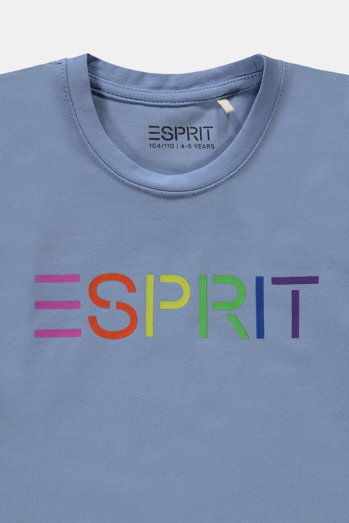 Camiseta con logotipo de colores estampado, BRIGHT BLUE, detail image number 2