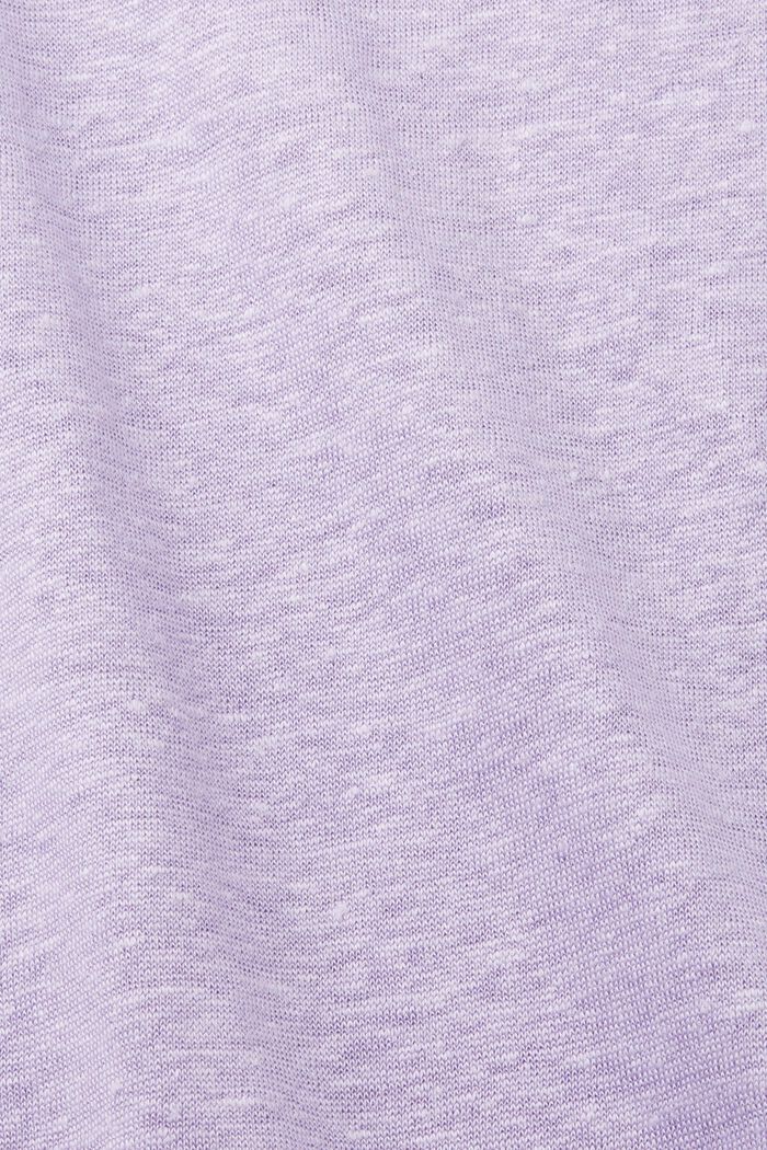 Camiseta de lino, LAVENDER, detail image number 6
