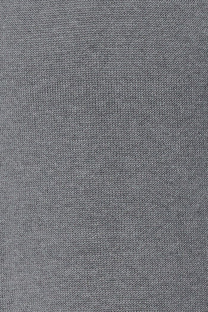 Vestido de punto en una mezcla de algodón ecológico, MEDIUM GREY, detail image number 3