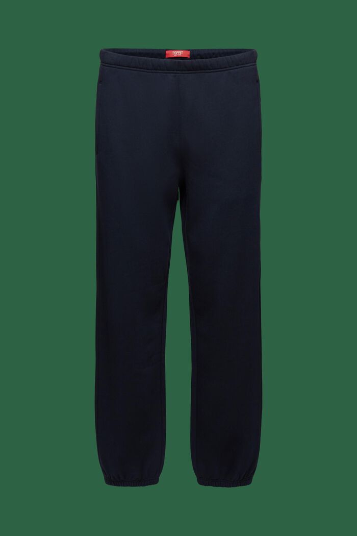 Pantalones de felpa de algodón con logotipo, NAVY, detail image number 7